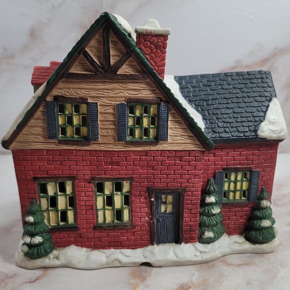 Village Square Thomas' Fish Shoppe Christmas Vintage 1995 - Picture 5 of 8